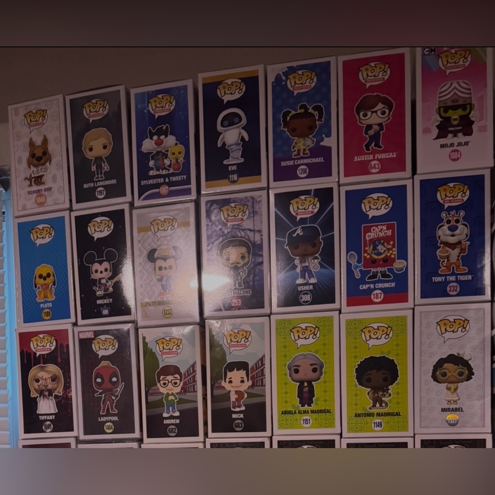 Funko Pop Vinyl Figures with Vibrant Colors